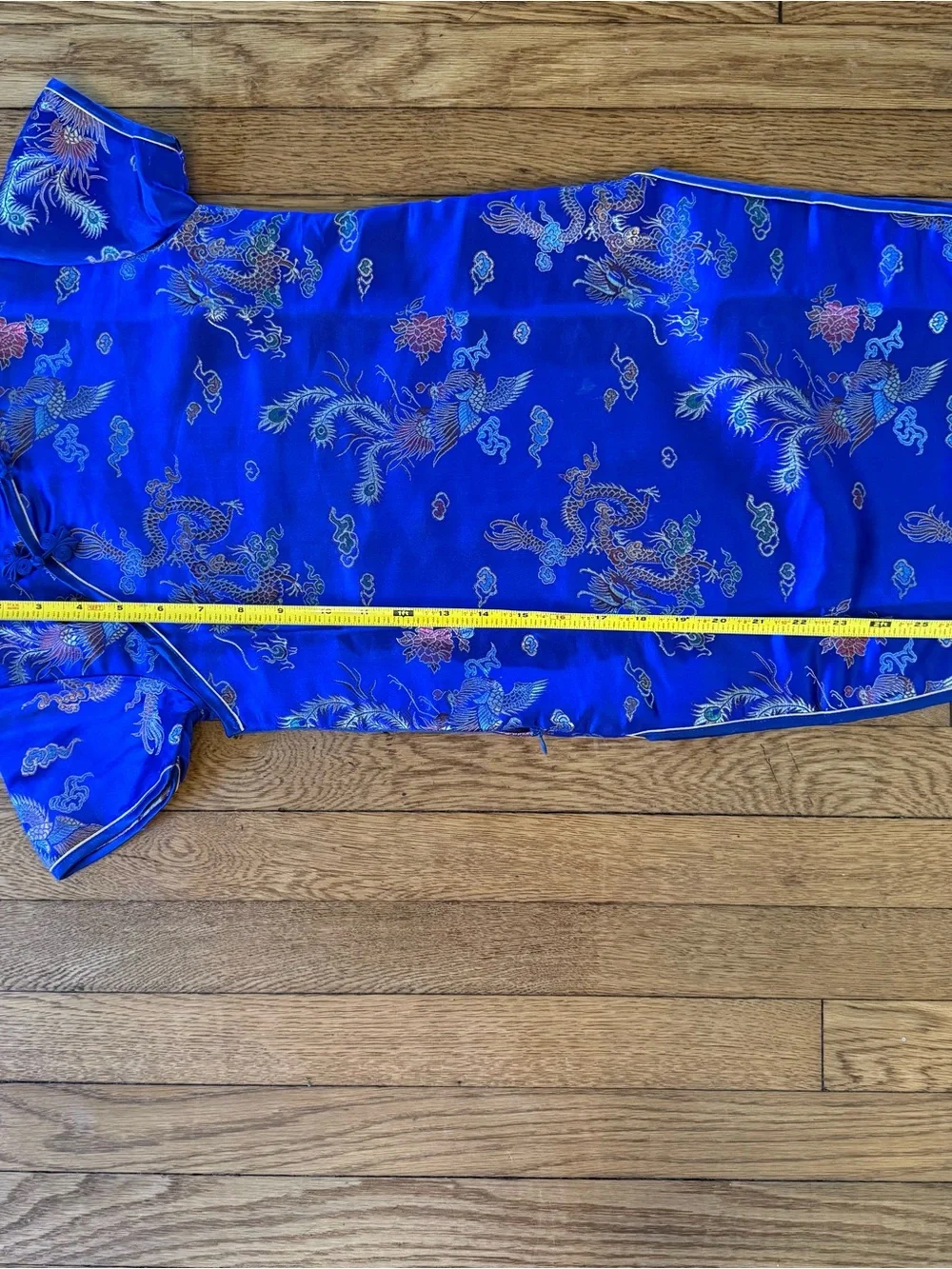 Girls Traditional Chinese Qipao Blue Size 8